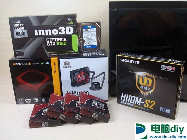 小钢炮装机实录 奔腾G4560配GTX1050组装电脑教程