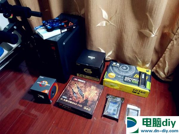 追求性价比平台 R5-1400/GTX1050Ti电脑主机配置推荐