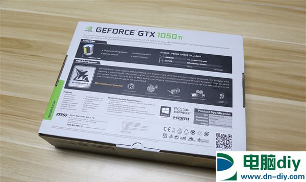 微星GTX 1050Ti超频版图赏 微星GTX1050Ti超频版开箱图片