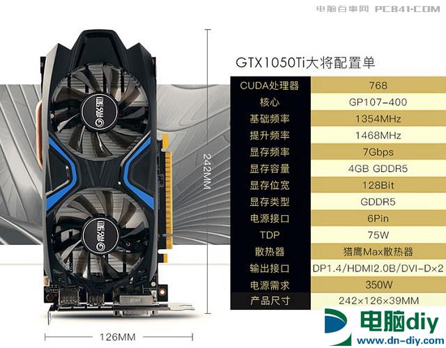 GTX1050Ti和GTX1060性能相差大吗？GTX1060和1050Ti的区别